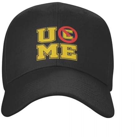 Baseball Kappe Baseball Cap Punk Unisex Cena John U Cant See Me Baseballkappe für Erwachsene, verstellbare Papa-Mütze für Männer und Frauen, Sport-Snapback-Kappen
