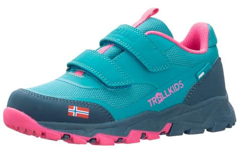Trollkids Kids Preikestolen Hiker 39, Dark Turquoise/Madeira Blue