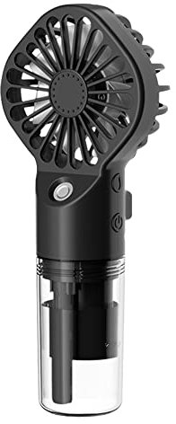 JUCHRZEY Mini aire acondicionado de mano USB recargable portátil pequeño enfriador de aire ventilador de humidificación de bajo ruido regalo de verano