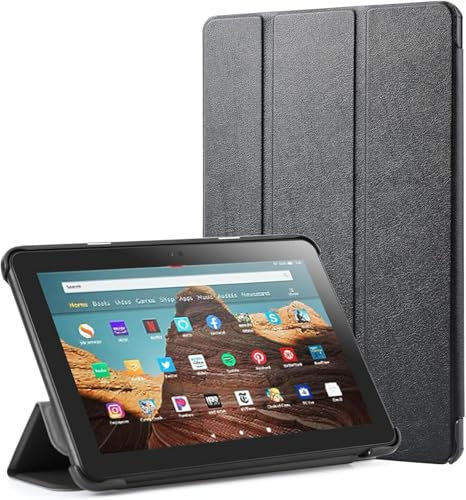 Fire HD 10 Custodia, Tablet Fire Custodia per Amazon Kindle Fire HD 10 & 10 Plus (13°/11° generazione, 2023/2021) da 10,1 con funzione sveglia/sleep automatica, sottile, pieghevole, in pelle PU