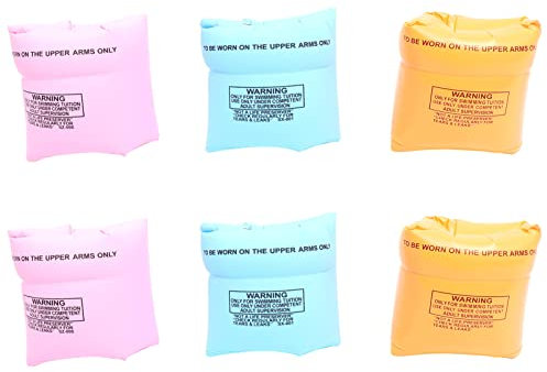 JOINPAYA 6paare Aufblasbare Schwimmringe Für Erwachsene Arm Schwimmreifen Doppelter Auftrieb Sicher Und Bequem Für Poolpartys Und Sommeraktivitäten