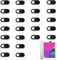 24 cover per fotocamera, telefono cellulare, cover per fotocamera, cover per laptop, cover per fotocamera, pellicola ultra sottile, per cellulare, tablet, laptop, protezione della privacy (nero)
