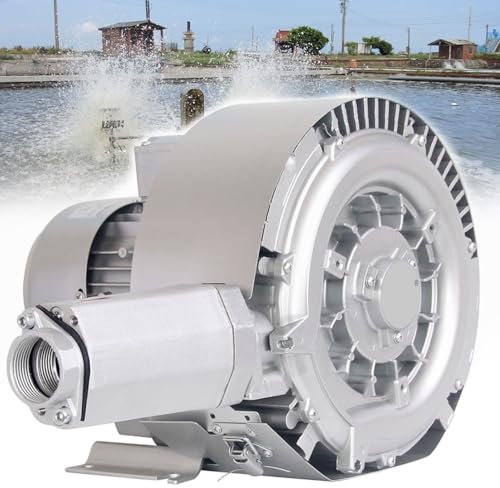 Industrial High-Pressure Vortex Blower, Efficient Fish Pond Aerator & Vacuum Pump, Ideal for Large-Scale Water Aeration and Industrial Applications