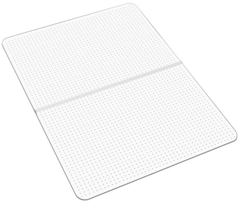 VEVOR Chair Mat, 36 x 48-inch Office Chair Mat for Carpeted Floors, Plastic Floor Protector Rug with Studded, Non-Slip & Easy to Clean, Smooth Glide Under Desk Rug for Home Office (Rectangular)