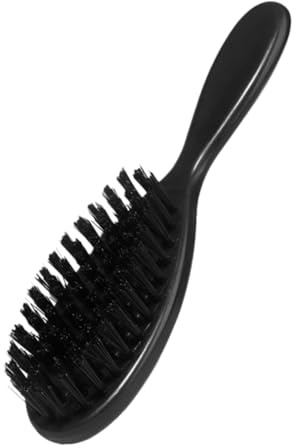 MAGICLULU Tragbare Kleine Bartbürste Aus Abs Nylon Mit Rutschfestem Griff Herren Friseurbürste Für Geschnittenes Haar Styling Und Rasur