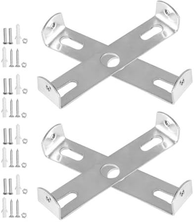COHEALI Support de Fixation pour Luminaire 100 MM en Métal Galvanisé Kit de Vis pour Installation de Ventilateur de Plafond