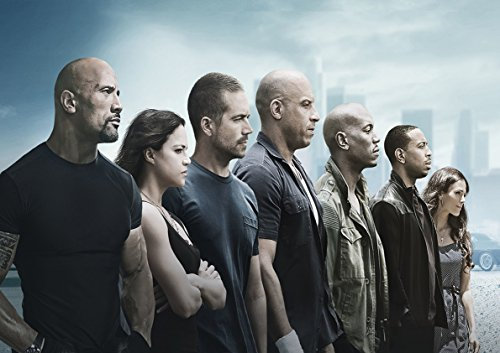 My Little Poster - Poster - Wandposter - A4 - Pop Art - Film - Fast and Furious 7 - Heimbüro
