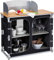 Berger | Meuble de Camping Deluxe | Placard et Rangement de Cuisine | Armoire Pliable | Mobilier Camping & Jardin | Buffet avec Pare-Vent et 4 Étagères