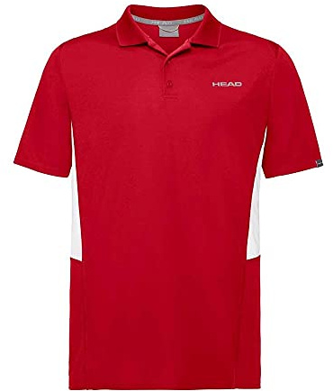 HEAD Tech Polo Shirt M, Rot, S