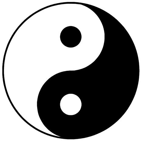 Yin Yang Symbol Ying-Yang Wandkunst Raum Aufkleber Vinyl Aufkleber Vinyl Bewegliche Wandaufkleber Für Wohnzimmer Wohnkultur 57X57 Cm