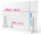 LARGE FORMAT Transparente Trennwand 100x70 cm, ideal für Schreibtisch oder Schreibtisch mit Dokumentenhalter