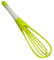 Frusta manuale in plastica, frusta manuale per uova da cucina, frusta piatta, in plastica, frusta girevole, vari colori