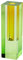 Gift Company Vase Sari, Dekovase, Blumenvase, Kristallglas, Grün, Gelb, 19.5 cm, 1097105008