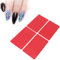 Nail Stamping Template, 4pcs 3D Relief Nail Printing Template, Salon DIY Soft Silicone Nail Carving Stencil Mold Nail Art Tool for UV Gel Nails