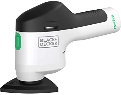 BLACK+DECKER REVDS12C-GB Ponceuse sans fil Reviva 12 V Eco fabriquée à partir de matériaux recyclés à 50% pour la finition des besoins de bricolage