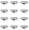 GOIYZTTR Transparent Kristall Diamanten 30 Stück Brillanten Glasdiamanten Diamanten Kristall Tischdeko für Hochzeit Gunst Tabelle Mittelstück(20mm)