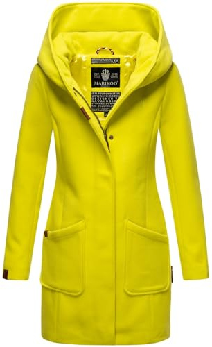 MARIKOO Damen Mantel Trenchcoat Wintermantel Übergangs Jacke Parka Lang B819