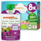 Pumpkin Organics Bio Gemüse-Quetschie Karotte, Spinat, Birne, Erbsen, Trockenpflaume ohne Zuckerzusatz¹ - ab dem 6. Monat - als Snack oder Beikost für unterwegs - glutenfrei (8x100g)