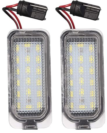 Kennzeichenbeleuchtung für Ford Fiesta Mondeo Focus C-Max Galaxy S-Max Kuga J-Aguar XJ XF 542119, 2 Stück