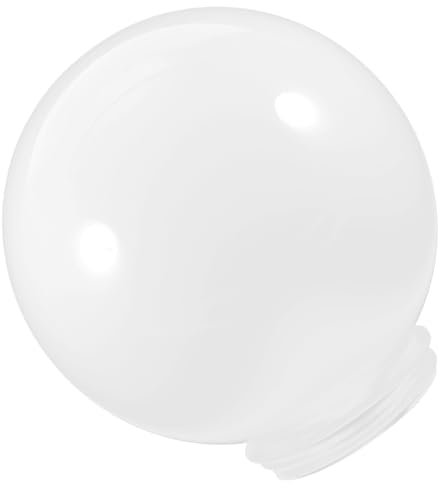 Alipis Pantalla Bola Cubiertas De Luz Para Ventilador De Techo Pantalla De Lámpara De Bola Cubierta De Lámpara Pantalla De Patio Acrílico Esférico Pantalla De Lámpara De Pared