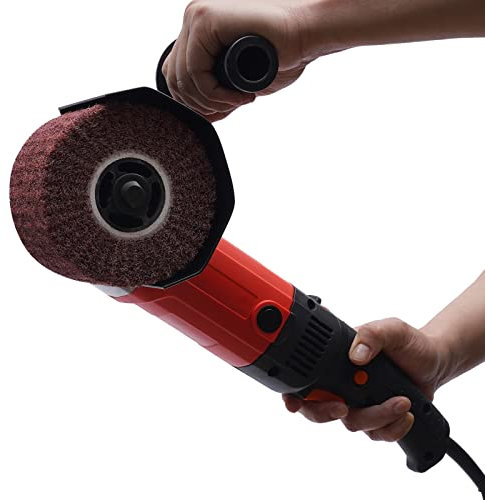 Begoniape Rasatura smerigliatrice 1400 W levigatrice a spazzola con copertura protettiva, limitazione della temperatura, levigatrice a rulli per levigatura, lucidatura, rasatura