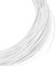 OLYCRAFT Filo Millinery Bianco 50m diametro 1mm filo floreale bianco rotondo morbido filo Millinery filo rivestito in PVC per accessori da cucito fai da te accessori per la produzione