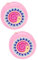 Vaguelly 2St hölzernes Jo-Jo Marienkäfer-Jo fingerspinnen yoyo professionelles reaktionsschnelle Jojos Kugellager Spielzeug Jo-Jo-Profi Yo-Yos für Anfänger Fingerball Buche Rosa