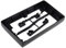 Remplacement de voiture Fascia d'autoradio 9 2 Din Compatible avec ELANTRA 2004-2012 lecteur Audio stéréo automatique panneau DVD Kit de tableau de bord cadre support de Console centrale Intérieur de