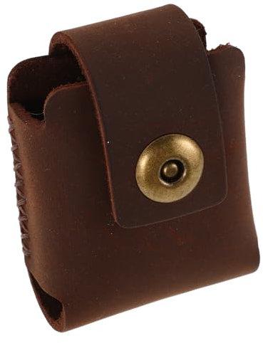 Toyvian Étui à Briquet Cuir Fait Main Housse De Protection pour Briquet Rangement pour Voyages Et Quotidien
