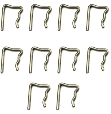 10PCS Common Rail Injector Leak Off Clips, Diesel Fuel Injector Pipe Clips, Durable Leak Off Retaining Clips for Ford Peugeot Citroen Renault VW Volkswagen Jaguar, Fuel Pipe Repair Kit