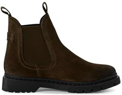 Womens Leather Pull on Classic Chelsea Ankle Boots