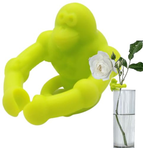 Celuicion Freunde für die Vermehrung von Pflanzen und Stützen für junge Triebe, Zubehör für Gartenarbeit in Form eines Affen für Blumen, Haus, Büro