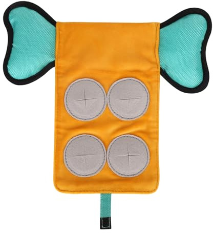 Tioheam Hundefutterautomat Spielzeug,Interaktives Hundefutter Spielzeug - Geräusche Verlangsamter Futterspender Denkspiele Welpen Mittelgroß Groß Training