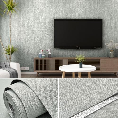 ByteRunning Antihumedad Placas Aislamiento Térmico,Rollo de Papel Tapiz Autoadhesivo de Espuma 3D de Lino,Papel Tapiz Térmico Aislante,Acolchado Pared Anticolisión Decorativos,para Techos y Parede