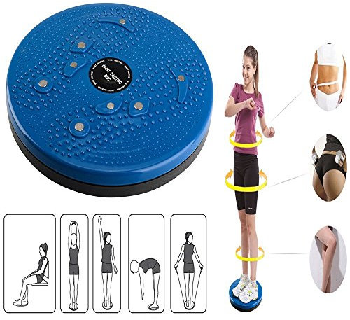 Acacia person Twist Taille Torsionsscheibe Brett Aerobic-Übung Fitness Fußreflexzonenmassage Magnete Balance Board Fitnessausrüstung