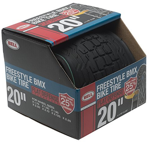 Bell 7091014 Freestyle neumático Soporte de Defensa para Bicicleta BMX, 20 x 1,75 – 2,25, Negro