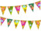 FEPITO 2 Stück Hawaiian Bunting Banner Total 6 Meter Luau Tropische Party Bunting