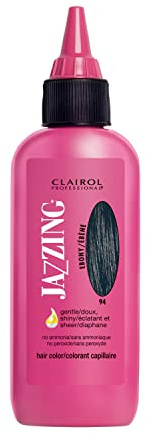 Clairol Professional Jazzing Semi-Permanent Hair Color, No.094 Ebony, 3 Fl Oz