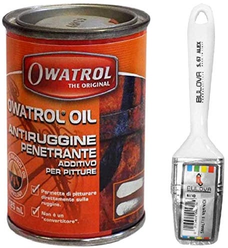 Owatrol Owatrol-Rustol Auto antirouille multifonction Additif pour peinture (125 ml avec pinceau)