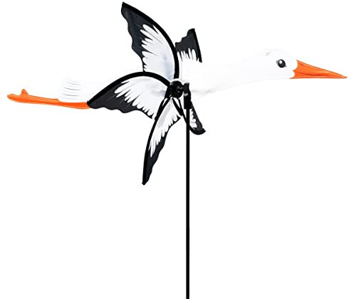 CIM Girandola - Petite 2 in 1 Storch - Ø 31 x 50 cm, altezza 90 cm - incl. asta in fibra di vetro e gancio con corda in nylon