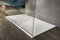 PIATTO DOCCIA EFFETTO PIETRA ARDESIA SMC RESINA 70x90 70x100 70x120 70x140 80x120 80x140 80x160 BEIGE TORTORA NERO ANTRACITE BIANCO GRIGIO (70x90cm, Bianco)