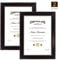 GraduatePro Cadre Diplome A4 Mural Bois Photo Format Certificat Documents Sous Verre à Accrocher Decoratif Universitaire 20x30