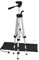 VONROC Trépied télescopique - Hauteur Ajustable 37-110cm – Universel - pour Lasers, Niveaux Lasers, etc...