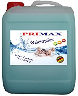 Primax Weichspüler für flauschige Wäsche mit Meeresbriesen-Duft, Familienpackung in der Spar-Packung, 5 Liter