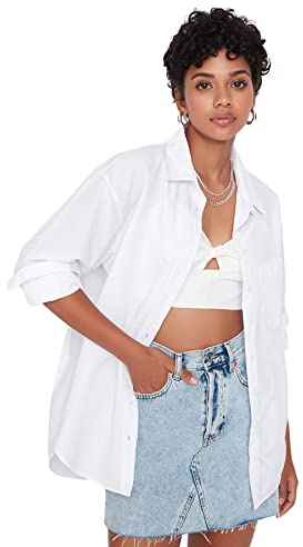 TRENDYOL Damen Freundhemd Shirt (1er Pack)