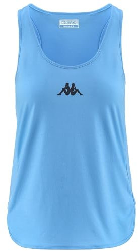Kappa Damen Kombat Dream Top, Blue Dusk-Schwarz, M