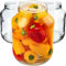 KADAX Weckgläser 1,7L, Einmachglas zum Einlegen, fi89 mm, Einkochgläser, Sturzglas, Gurkenglas, Konservenglas, Rundgläser, Einweckgläser (Ohne Deckel 12 Stück)