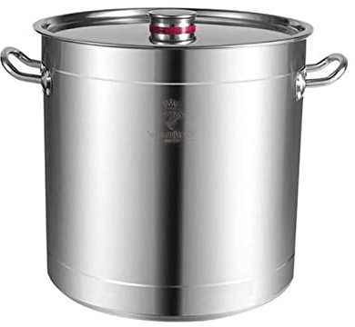 Olla para Sopa - Stock Olla - Olla De Cocina, Olla Sopera, 15-80L Cubeta para Sopa De Acero Inoxidable, Cubeta para Estofado/cubeta para Almacenamiento De Aceite con Tapa (Size : 40L)