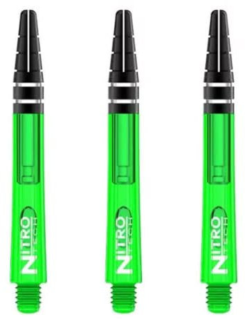 Red Dragon Shafts Nitrotech in verschiedene Farben Längen Shaft Dart Schaft Stem Farben Green Länge Short = 36,0mm