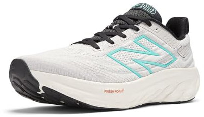 New Balance Men's Fresh Foam X 1080 V13 Running Shoe, Grey Matter/Cyber Jade/Black, 44.5 EU